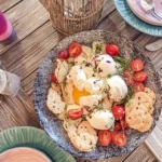 Burrata and Fresh Tomatoes with Crackers, A Simple Yet Elegant Dinner Party Recipe