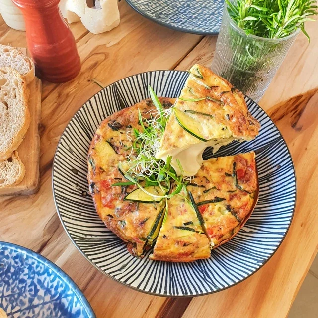 Delicious Zucchini and Fresh Herb Frittata for a Healthy Brunch