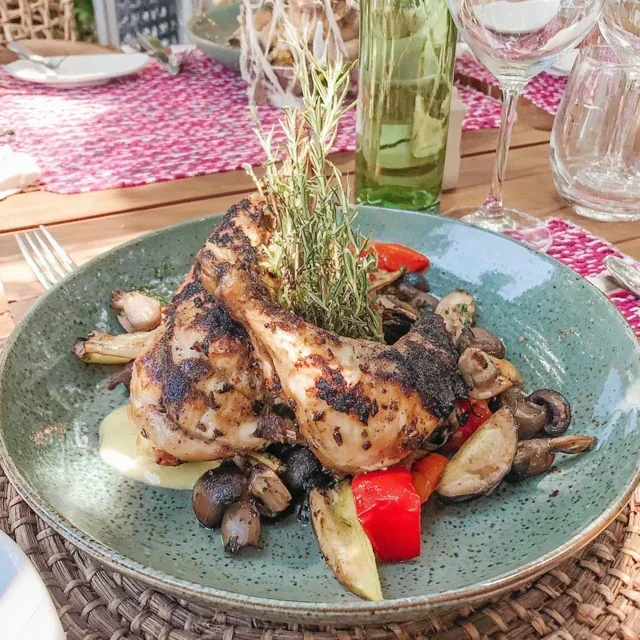 Deliciously Grilled Chicken with Fresh Herbs and Vibrant Seasonal Veggies