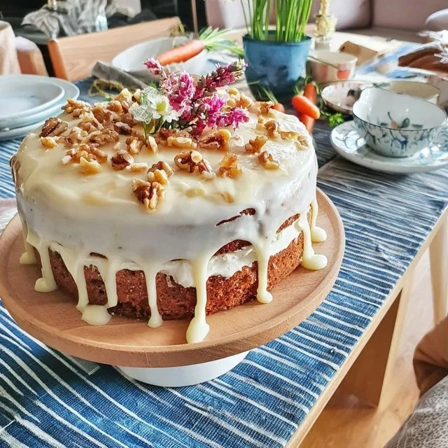 Deliciously Moist Carrot Cake with Cream Cheese Frosting Recipe