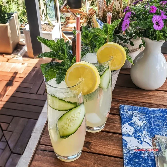 Refreshing Homemade Lemonade with Mint and Cucumber Recipe