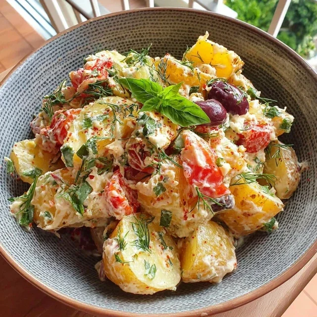 Zesty Greek Potato Salad