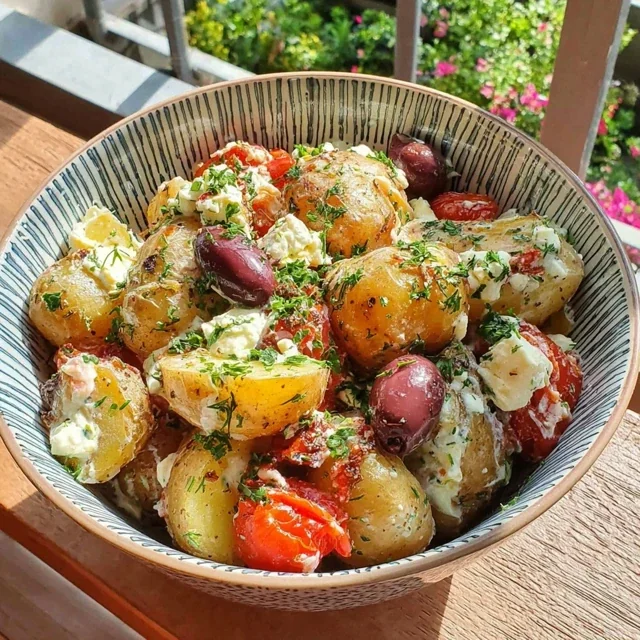 Zesty Greek Potato Salad