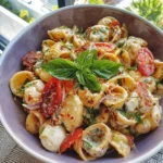 Colorful Caprese Pasta Salad