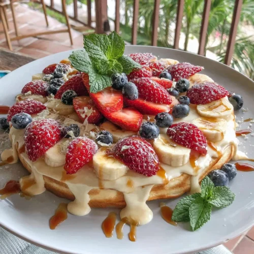Delicious easy fruit pizza topped with fresh fruits and creamy frosting.
