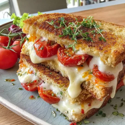 Fresh Tomato Sandwich