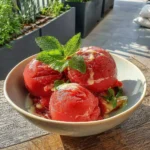 Frozen 2-Ingredient Watermelon Sorbet