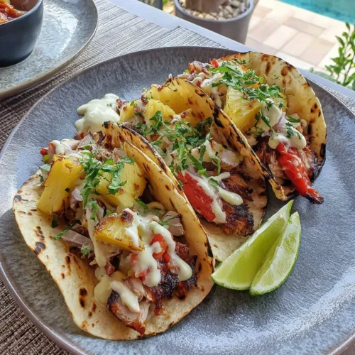 Hawaiian Chicken Tacos