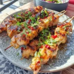 Honey Garlic Chicken Skewers recipe