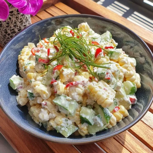 Street Corn Creamy Cucumber Salad: Your New Summer Favorite