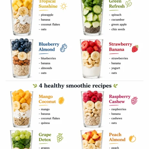 Healthy Breakfast Smoothies