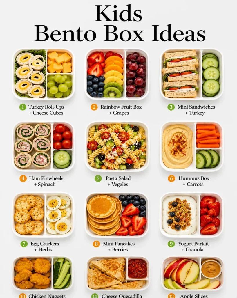 Healthy Kids Bento Box Ideas