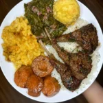 Lamb Chops with Sides