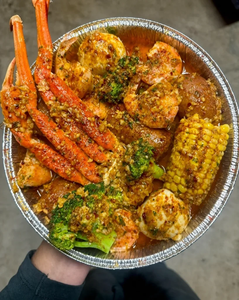 Shrimp and Crab Boil with Broccoli: A Nutritious, Healthy, High-Protein One-Pot Meal